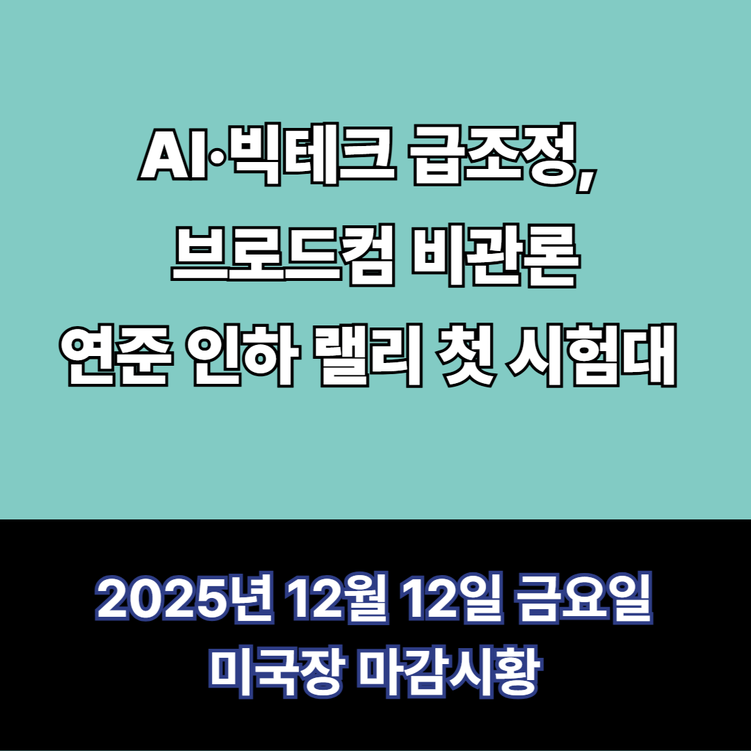 12월 12일 미국주식 마감시황
