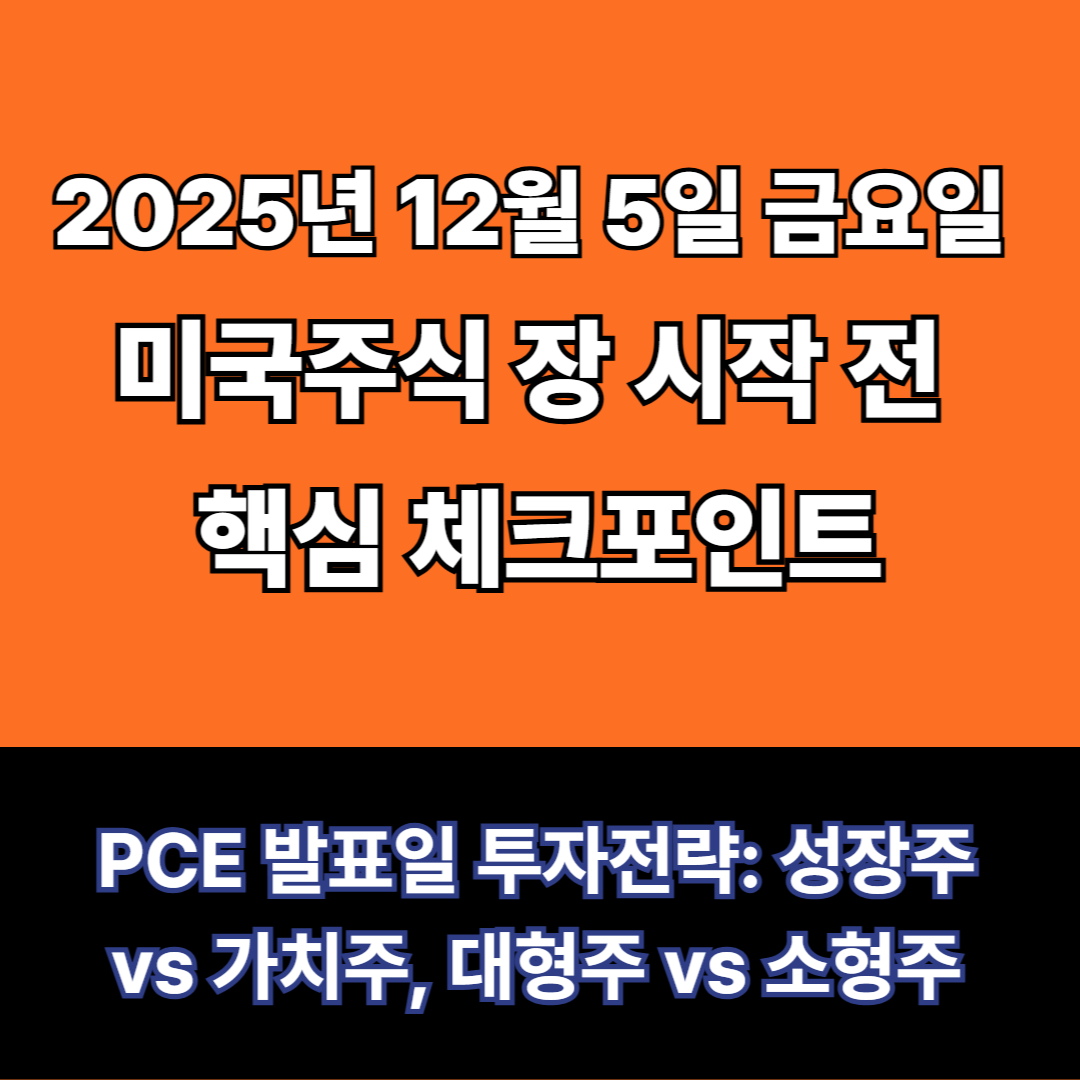 12월 5일 미국증시 프리뷰